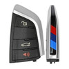 BMW 4 Button FEM/BDC Smart Key Black with Chrome/Colored Trim NBGIDGNG1, 315 MHz - Aftermarket