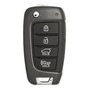 Hyundai 4 Button Remote Flip Key OSLOKA-450T, 95430-J9700, 433 MHz - New, OEM