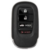 Honda 4 Button Smart Key KR5TP-4, 72147-T20-A01, 433 MHz - Refurbished, Grade A