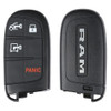 Ram Promaster 4 Button Smart Key M3N-40821302, 7FF24LXHAB, 433 MHz - Refurbished, Grade A