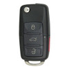 Volkswagen 4 Button Remote Flip Key NBG92596263, 1KO959753H, 315 MHz - Refurbished, Recase
