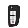 Nissan 3 Button New-Style Remote Flip Key CWTWB1G767, 28268-4BA1A, 433 MHz - Refurbished, Recase