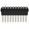 Chrysler Dodge Jeep Ram Y170-PT Transponder Key, Philips ID 46, 10 Pack - Aftermarket