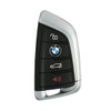 BMW 4-Button Smart Key in Black Color with Multi Color Trim N5F-ID2A 433 MHz, Refurbished Grade A