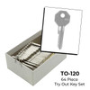 Aerolock TO-120  GM  All Locks Try-Out Key Set - B10 - 64 Keys