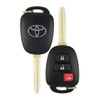 Toyota 3-Button Remote Head Key HYQ12BGG 89070-04060 315 MHz, New OEM