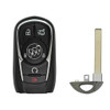 Buick 5 Button Smart Key HYQ4EA, 13508414, 433 MHz - Refurbished, Recase