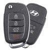 Hyundai 4 Button Canadian Version Flip Key TQ8-RKE-4F25, 95430-D3000, 433 MHz - New OEM