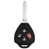 Keyless2Go PRO 4 Button Remote Head Key Replacement for Toyota HYQ12BBY / 89070-06650 / G Chip