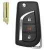 Toyota 3 Button Remote Replacement Shell HYQ12BFA 89070-12C20 Aftermarket