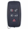 Land Rover, Jaguar 5 Button Smart Key Shell Replacement Case KOBJTF10A, 5E0B602A7 - Aftermarket