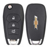 Chevrolet 3 Button Remote Flip Key LXP-T004, 13513042, 433 MHz - Refurbished, Grade A