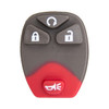 GM 4 Button Remote Button Pad Replacement OUC60270, 15913421 - Aftermarket