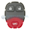 GM 3 Button Replacement Button Pad KOBGT04A, 15100811, 15777636 - Aftermarket