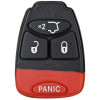 Chrysler, Dodge, Jeep 4 Button Replacement Pad with Hatch OHT692427AA/M3N5WY72XX