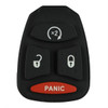 Mopar KOBDT04A Replacement 4 Button Pad with Remote Start