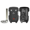 GM 4 Button Smart Key Replacement Shell, Case and Pad Only, HYQ1AA, HYQ1EA, No Electronics - Aftermarket