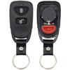 Hyundai, Kia 3 Button Remote Case and Pad Replacement Shell PINHA-T038, PLNHM-T002 - Aftermarket