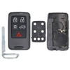Volvo 5 Button Smart Key Shell Replacement Case KR55WK49264, KR55WK49266, KR55WK49267 - Aftermarket