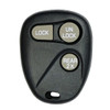Chevrolet, GMC 3 Button Remote with Rear 2x AB01502T, 16245105, 315 MHz - Aftermarket