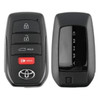 Toyota 4 Button Proximity Smart Key HYQ14FBW, 8990H-AQ010, 315 MHz - New, OEM