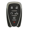 GM 6 Button Smart Key Shell Replacement Case with Insert HYQ4EA, HYQ4ES - Aftermarket
