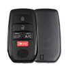 Toyota 5 Button Smart Key Replacement Shell HYQ14FBX, 8990H-42520, Aftermarket