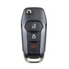Ford 3 Button Center Mill Remote Flip Key N5F-A08TBLP, 164-R8334, 433 MHz - Refurbished, Recase