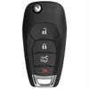 Chevrolet 4 Button Remote Flip Key LXP-T003, 13588756, 315 MHz - Refurbished, Recase