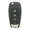 Chevrolet 4 Button Remote Flip Key LXP-T004 13522770, 433 MHz - Refurbished, Recase