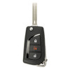 Toyota 3 Button Remote Flip Key MOZB97TZ, 89070-F4080, 315 MHz - New, OEM