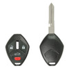 4 Button Shell for Mitsubishi Remote Head Keys MIT9 MIT6