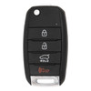 Kia 4 Button Remote Flip Key OSLOKA-910T, 95430-C6000, 433 MHz - New, OEM