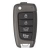 Hyundai 4 Button Remote Flip Key TQ8-RKE-4F40, 95430-L1000, 433 MHz - New, OEM