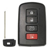 Toyota 4 Button Proximity Smart Key (G Board - 0020) HYQ14FBA, 89904-0R080, 315 MHz - New, OEM