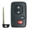 Toyota 4 Button Proximity Smart Key (E Board - 3370)  HYQ14AAB, 89904-47420, 315 MHz - New, OEM