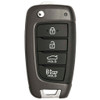Hyundai 4 Button Remote Flip Key NYOMBEC4TX2004, 95430-AA000, 433 MHz - New, OEM