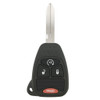 Mopar 4 Button Remote Head Key Replacement Case with Remote Start