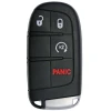 Jeep 4-Button Smart Key M3N-40821302 6BY88DX9AA 433 MHz, Refurbished Recase