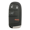 Jeep 4 Button Smart Key M3N-40821302, 68143504AB, 433 MHz - Refurbished, Recase