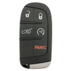 Jeep 5 Button Smart Key M3N-40821302, 68250343AB, 433 MHz - Refurbished, Recase