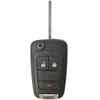 GM 3 Button Non-PEPS Remote Flip Key AVL-B01T1AC, 13585812, 13504266, 315 MHz - Refurbished, Recase