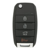 Kia 4 Button Remote Flip Key NYOSYEC4TX1611, 95430-H9800, 433 MHz - Refurbished, Grade A