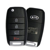 Canadian Version - Kia 4 Button Remote Flip Key OSLOKA-910T, 95430-C5100, 433 MHz - Refurbished, Grade A