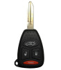 Chrysler/Dodge/Jeep 4 Button Remote Head Key KOBDT04A 154703 (DL)