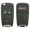GMC 3 Button Non-PEPS Remote Flip Key OHT01060512, 20873623, 315 MHz - New, OEM