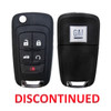 GM 5 Button Non-PEPS Remote Flip Key OHT01060512, 315 MHz - New, OEM