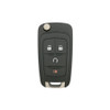 GM 4 Button Flip Key Shell Replacement OHT01060512, AVL-B01T1AC, AVL-B01T1AC, KR55WK50073 - Aftermarket
