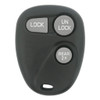 GM 3 Button Remote Case and Pad Replacement Shell with Rear 2x ABO1502T, 16245100-29 - Aftermarket