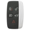 Jaguar, Land Rover 5 Button Smart Key Case and Pad Replacement Shell KOBJTF10A, BJ32-15K601-CB - Aftermarket